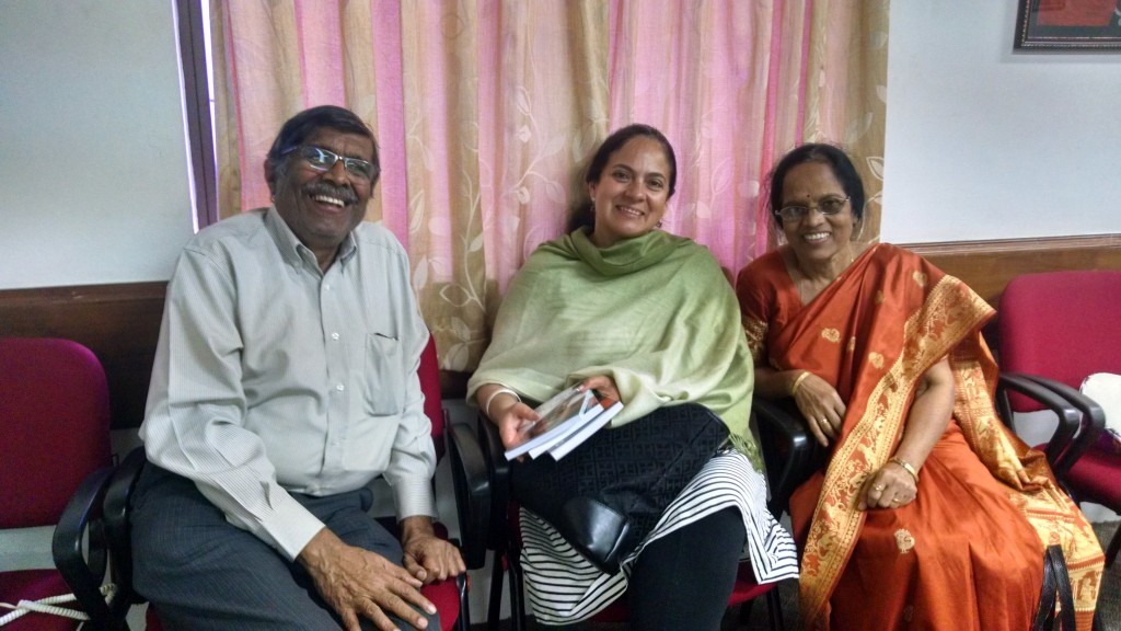 Prof. N. Shashidhara, Lucretia De Urioste and Mrs. Sarada Varkey