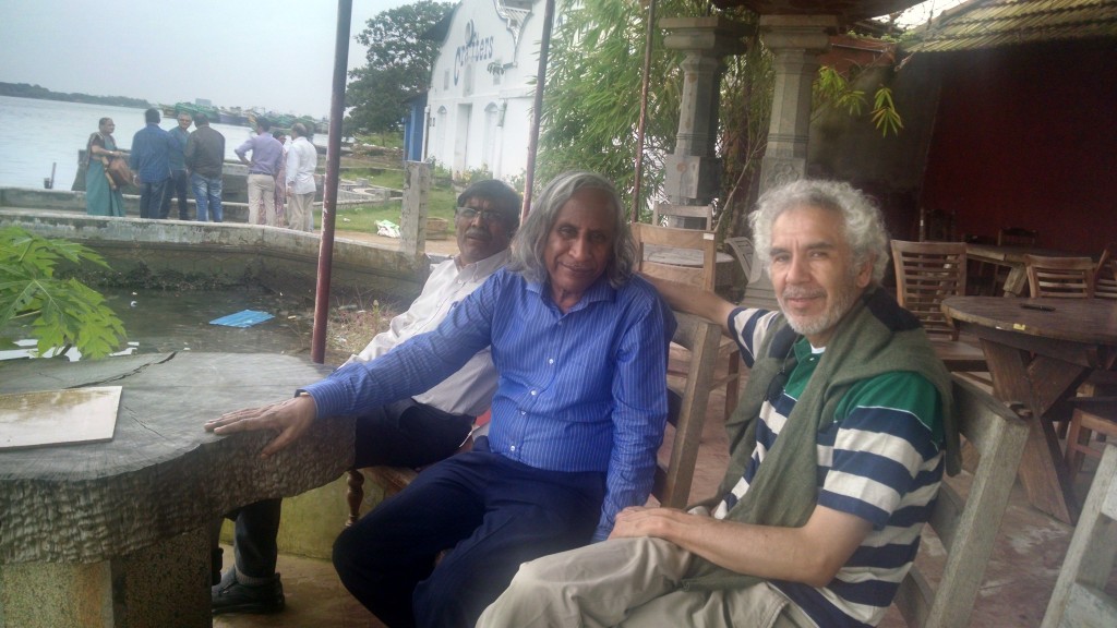 Prof. N. Shashidhara, Prof. Thuppil Venkatesh and Prof. Dr. Gustavo Zubieta-Calleja at Kochi.