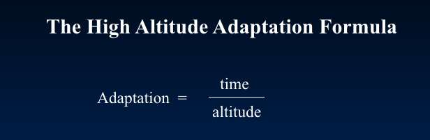 Adaptation formula