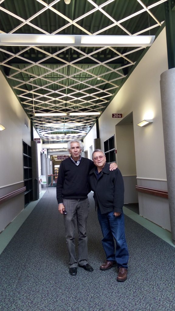 Prof. Dr. Gustavo Zubieta-Calleja and Dr. Oscar Murillo, in the offices he constructed with two colleagues.