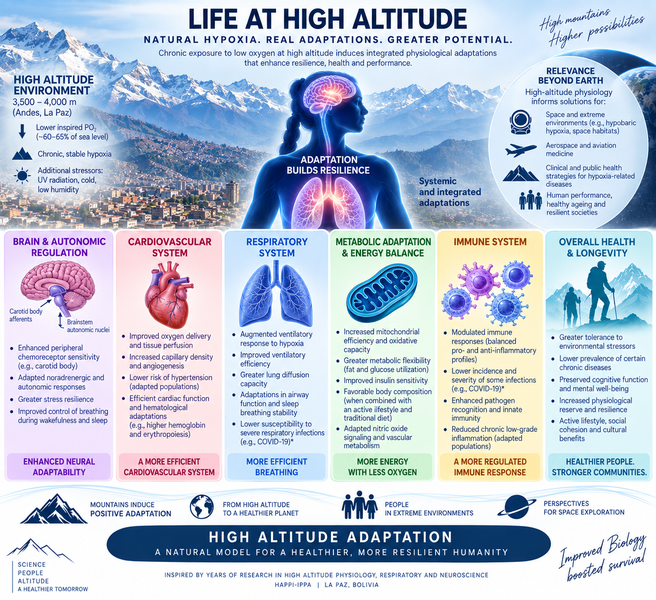 The advantages of life at high altitude