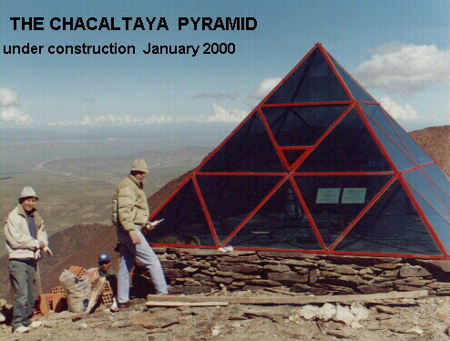 High-altitude glass pyramid laboratory at Chacaltaya
